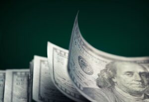 Lots of 100 dollar bills
