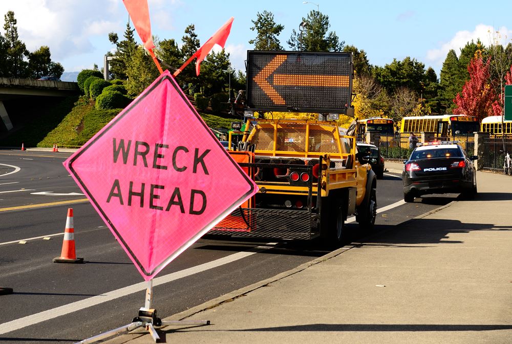 Three Injured in Collision